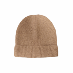 Lue med brett unisex - smal ribbestrikk